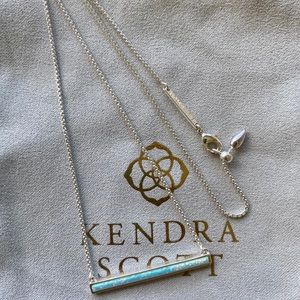 Kendra Scott Turquoise KyoceraOpal Kelsey Necklace